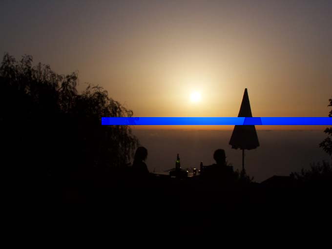 ...und vor uns: Amerika!